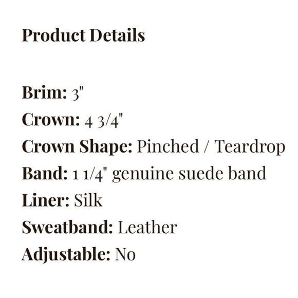 Two Roads ECHO PARK FEDORA HAT in Black Size 59 / NWT - Picture 9 of 12